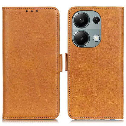 For Xiaomi Redmi Note 13 Pro 4G / Poco M6 Pro 4G Case Magnetic Buckle PU Leather Wallet Phone Cover