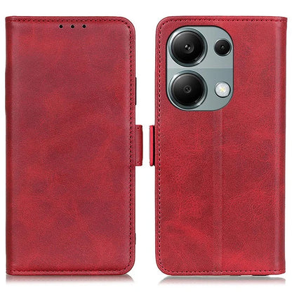 For Xiaomi Redmi Note 13 Pro 4G / Poco M6 Pro 4G Case Magnetic Buckle PU Leather Wallet Phone Cover