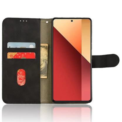 For Xiaomi Redmi Note 13 Pro 4G / Poco M6 Pro 4G Case PU Leather Skin-touch Protective Folio Phone Cover