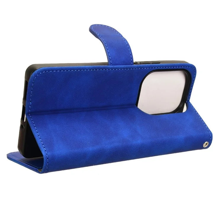 For Xiaomi Redmi Note 13 Pro 4G / Poco M6 Pro 4G Case PU Leather Skin-touch Protective Folio Phone Cover