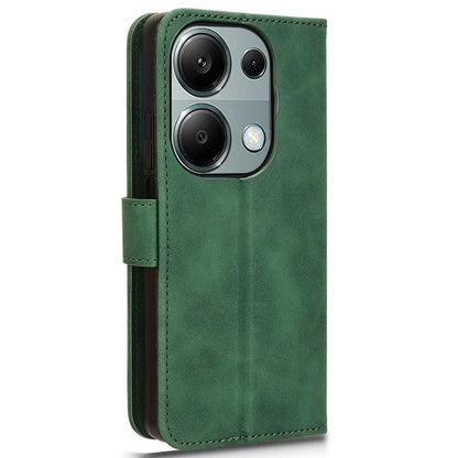 For Xiaomi Redmi Note 13 Pro 4G / Poco M6 Pro 4G Case PU Leather Skin-touch Protective Folio Phone Cover