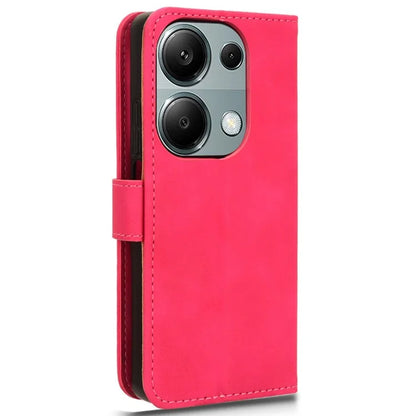 For Xiaomi Redmi Note 13 Pro 4G / Poco M6 Pro 4G Case PU Leather Skin-touch Protective Folio Phone Cover