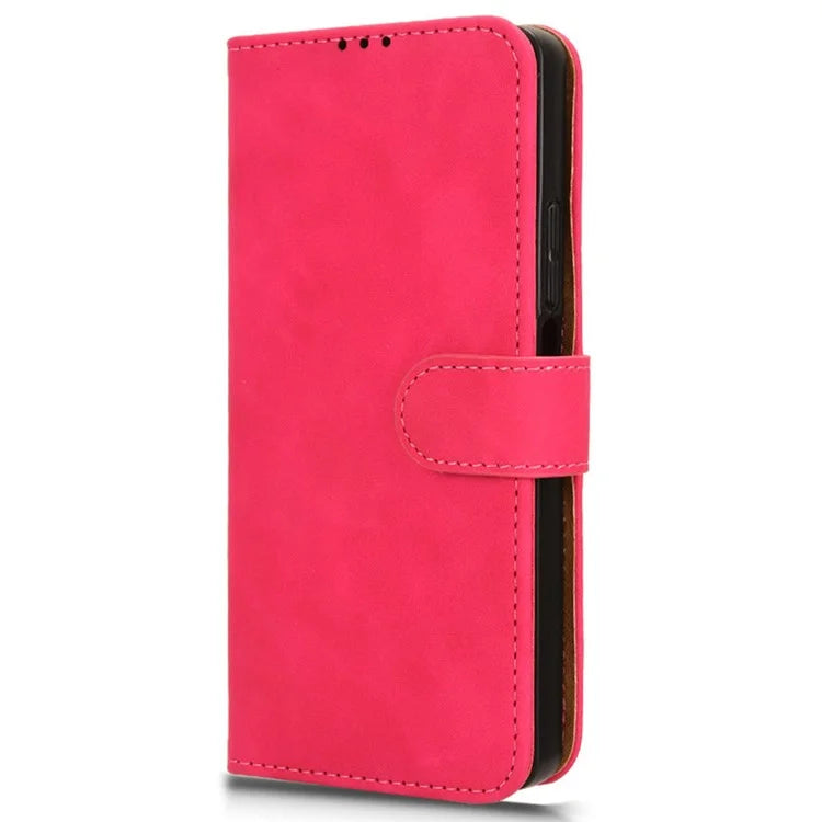 For Xiaomi Redmi Note 13 Pro 4G / Poco M6 Pro 4G Case PU Leather Skin-touch Protective Folio Phone Cover
