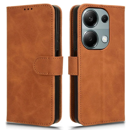 For Xiaomi Redmi Note 13 Pro 4G / Poco M6 Pro 4G Case PU Leather Skin-touch Protective Folio Phone Cover