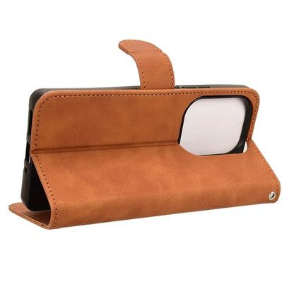 For Xiaomi Redmi Note 13 Pro 4G / Poco M6 Pro 4G Case PU Leather Skin-touch Protective Folio Phone Cover