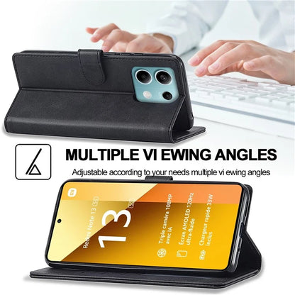 LC.IMEEKE For Xiaomi Redmi Note 13 5G Case Flip Leather Wallet Stand Phone Cover