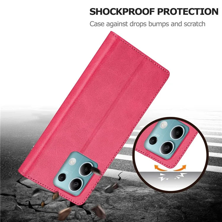 LC.IMEEKE For Xiaomi Redmi Note 13 5G Case Flip Leather Wallet Stand Phone Cover