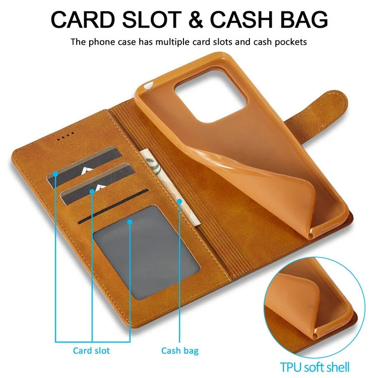 LC.IMEEKE For Xiaomi Redmi Note 13 5G Case Flip Leather Wallet Stand Phone Cover