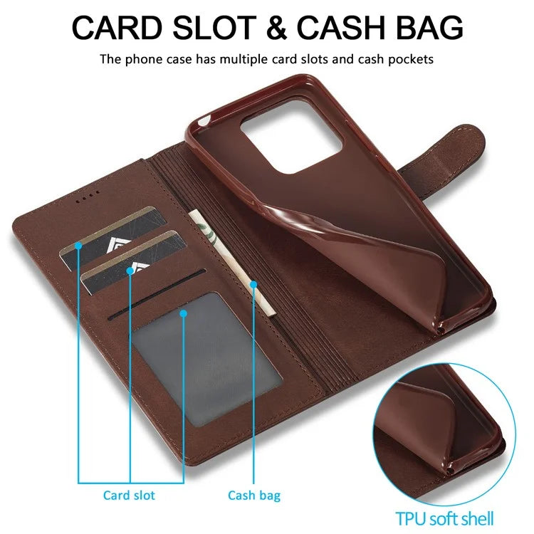 LC.IMEEKE For Xiaomi Redmi Note 13 5G Case Flip Leather Wallet Stand Phone Cover