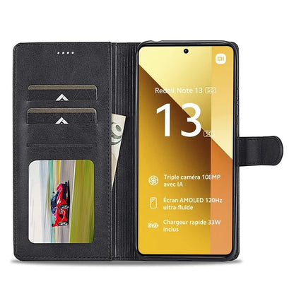 LC.IMEEKE For Xiaomi Redmi Note 13 Pro 5G / Poco X6 5G Case Wallet Stand Calf Texture Leather Phone Cover
