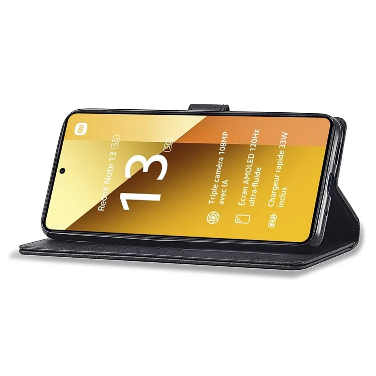 LC.IMEEKE For Xiaomi Redmi Note 13 Pro 5G / Poco X6 5G Case Wallet Stand Calf Texture Leather Phone Cover