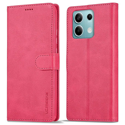 LC.IMEEKE For Xiaomi Redmi Note 13 Pro 5G / Poco X6 5G Case Wallet Stand Calf Texture Leather Phone Cover