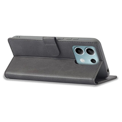 LC.IMEEKE For Xiaomi Redmi Note 13 Pro 5G / Poco X6 5G Case Wallet Stand Calf Texture Leather Phone Cover