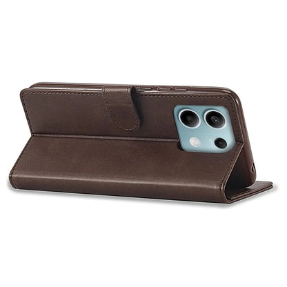 LC.IMEEKE For Xiaomi Redmi Note 13 Pro 5G / Poco X6 5G Case Wallet Stand Calf Texture Leather Phone Cover