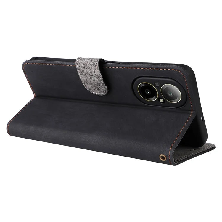 For Realme C67 4G Case Wallet Stand RFID Blocking PU Leather Phone Cover
