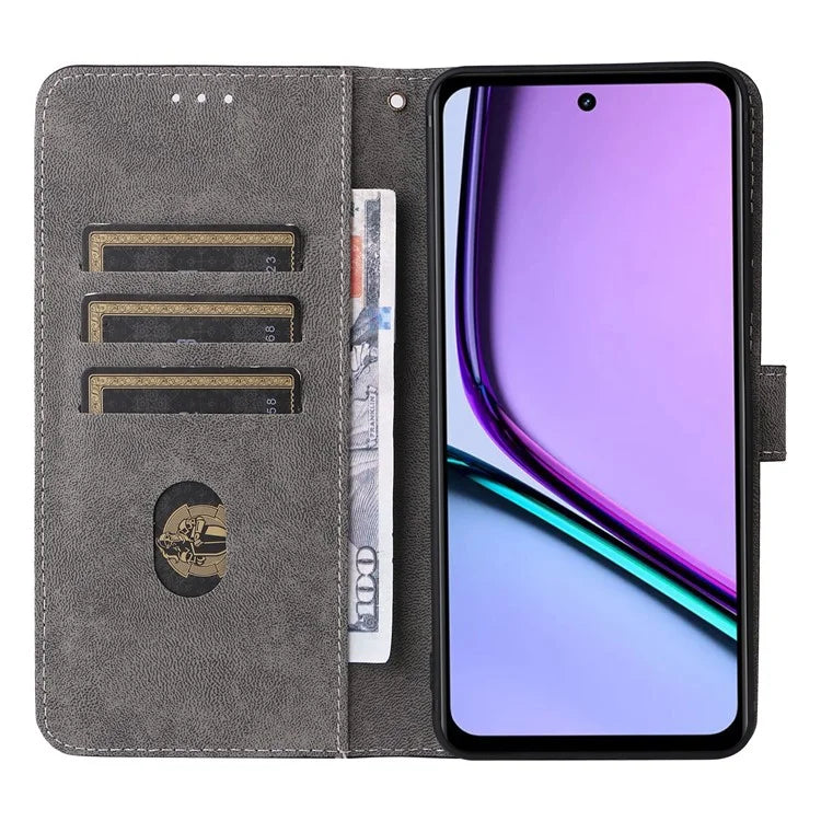 For Realme C67 4G Case Wallet Stand RFID Blocking PU Leather Phone Cover