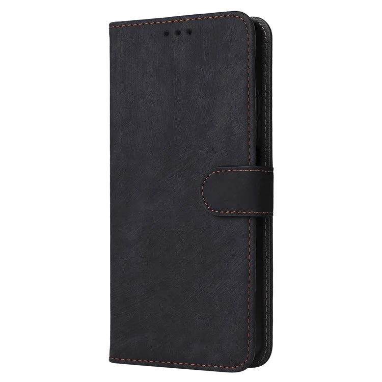 For Xiaomi Redmi Note 13 Pro 4G / Poco M6 Pro 4G Case with Strap RFID Blocking PU Leather Cover Stand