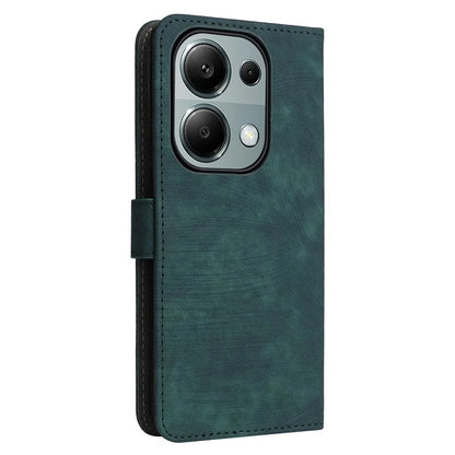 For Xiaomi Redmi Note 13 Pro 4G / Poco M6 Pro 4G Case with Strap RFID Blocking PU Leather Cover Stand