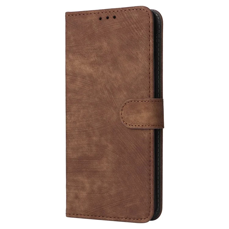 For Xiaomi Redmi Note 13 Pro 4G / Poco M6 Pro 4G Case with Strap RFID Blocking PU Leather Cover Stand