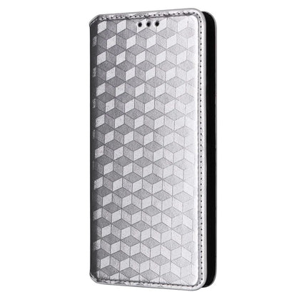 For Xiaomi Redmi Note 13 Pro 4G / Poco M6 Pro 4G Case Rhombus Imprinted Stand View Phone Cover