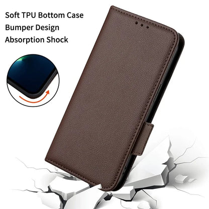 For Xiaomi Redmi Note 13 Pro 4G / Poco M6 Pro 4G Case Wallet Protective Folio Cover