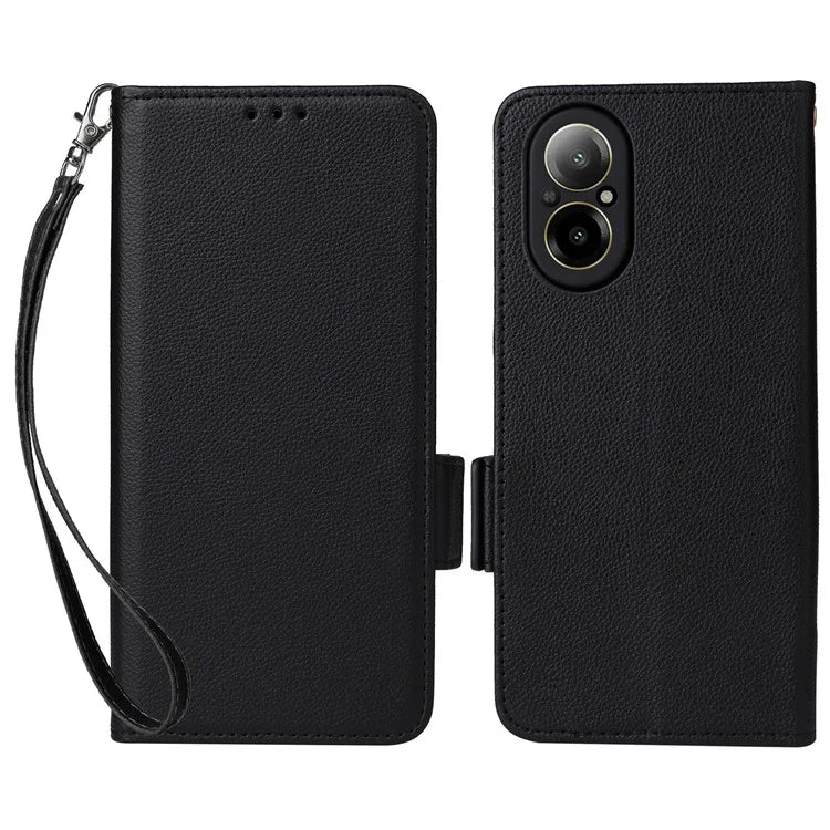 For Realme C67 4G Wallet Phone Case PU Leather Magnetic Clasp Cover