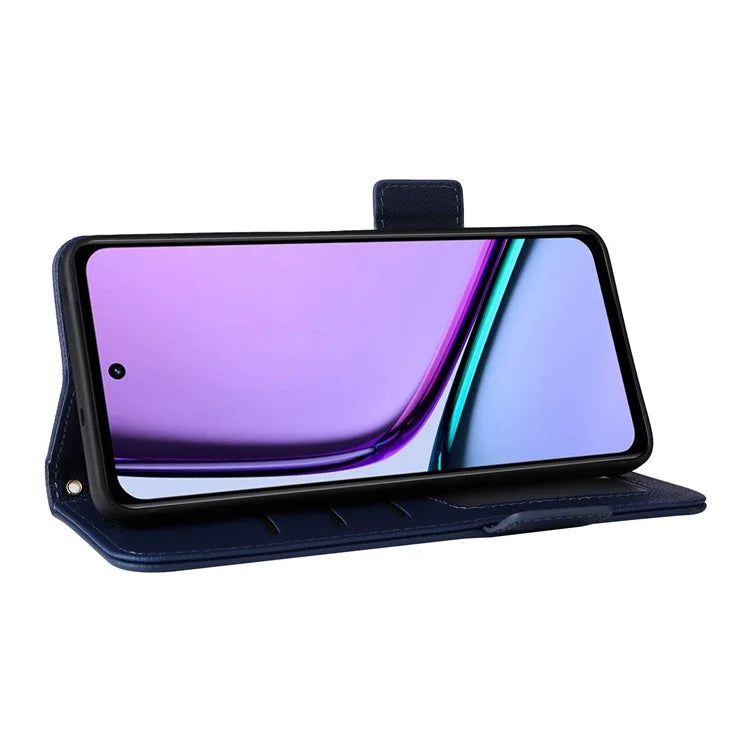 For Realme C67 4G Wallet Phone Case PU Leather Magnetic Clasp Cover