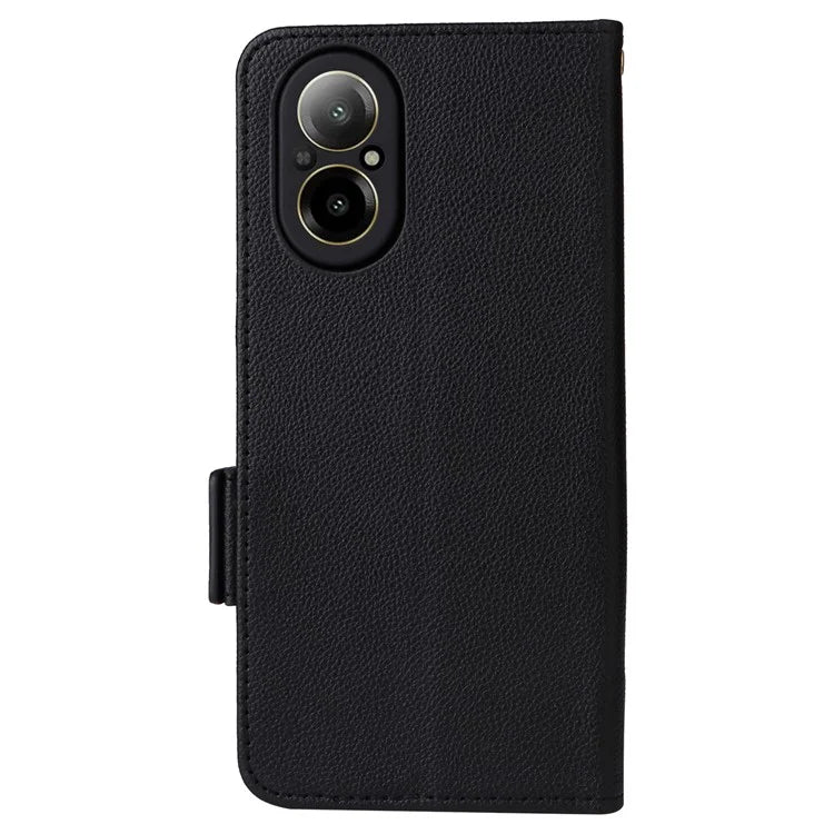 For Realme C67 4G Wallet Phone Case PU Leather Magnetic Clasp Cover