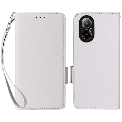 For Realme C67 4G Wallet Phone Case PU Leather Magnetic Clasp Cover