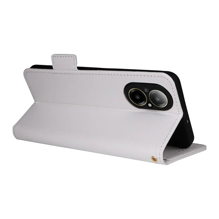 For Realme C67 4G Wallet Phone Case PU Leather Magnetic Clasp Cover
