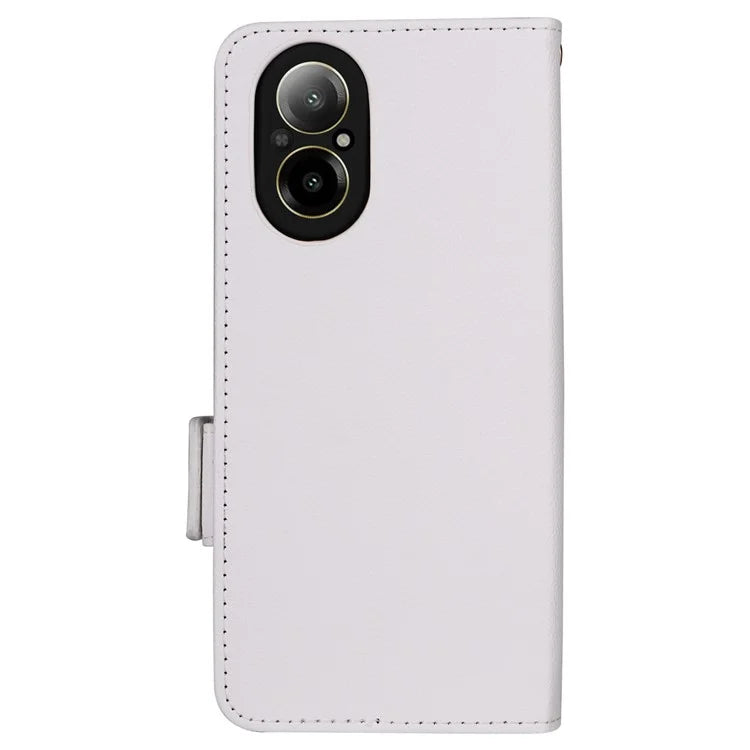 For Realme C67 4G Wallet Phone Case PU Leather Magnetic Clasp Cover