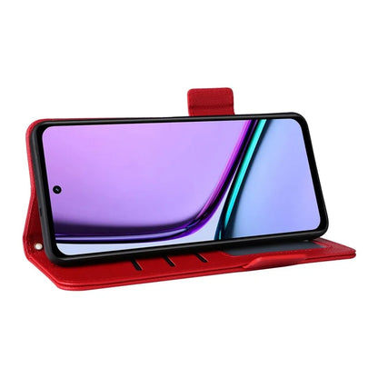 For Realme C67 4G Wallet Phone Case PU Leather Magnetic Clasp Cover