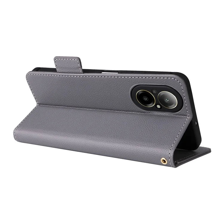 For Realme C67 4G Wallet Phone Case PU Leather Magnetic Clasp Cover