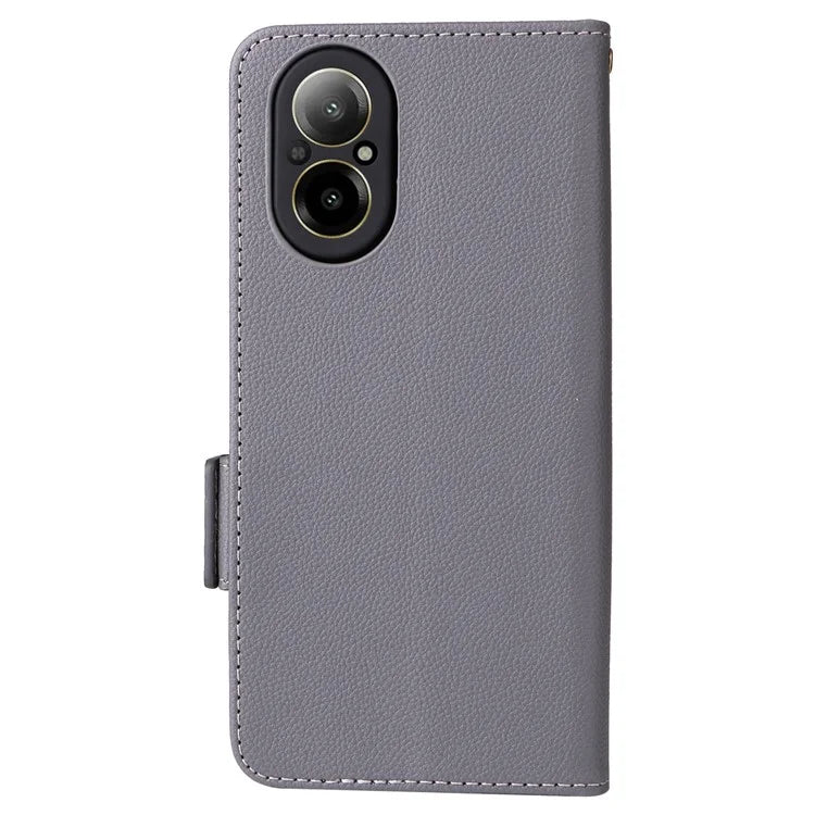 For Realme C67 4G Wallet Phone Case PU Leather Magnetic Clasp Cover