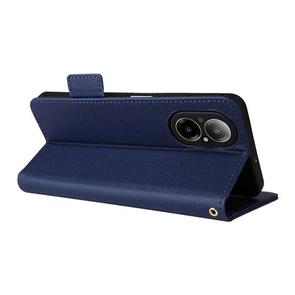For Realme C67 4G Wallet Phone Case PU Leather Magnetic Clasp Cover