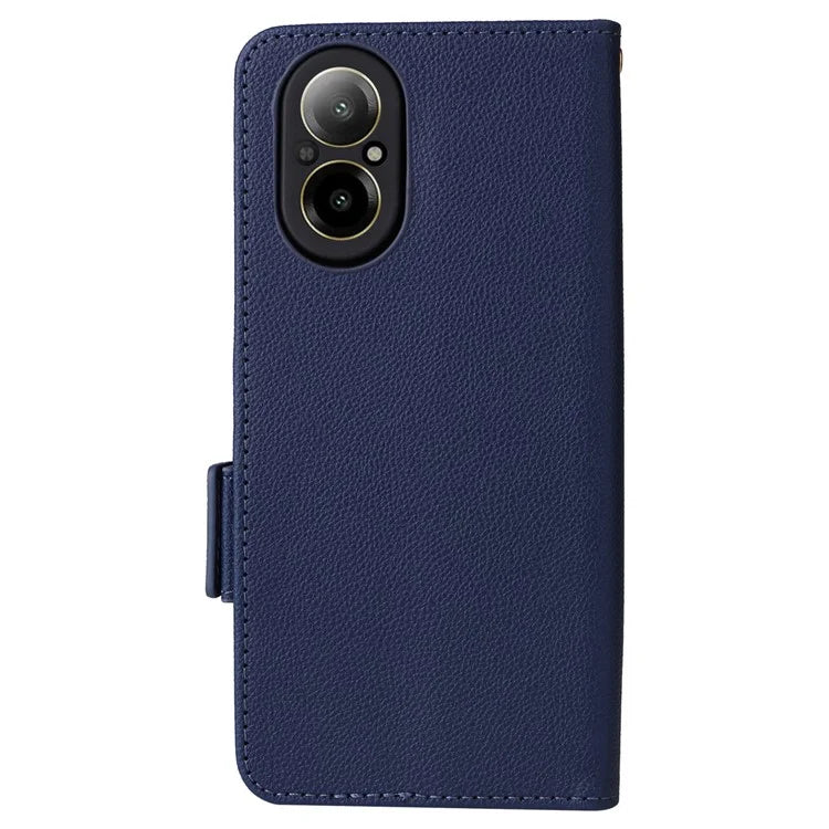 For Realme C67 4G Wallet Phone Case PU Leather Magnetic Clasp Cover