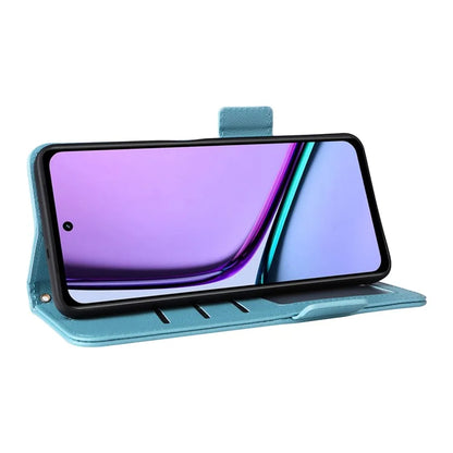 For Realme C67 4G Wallet Phone Case PU Leather Magnetic Clasp Cover