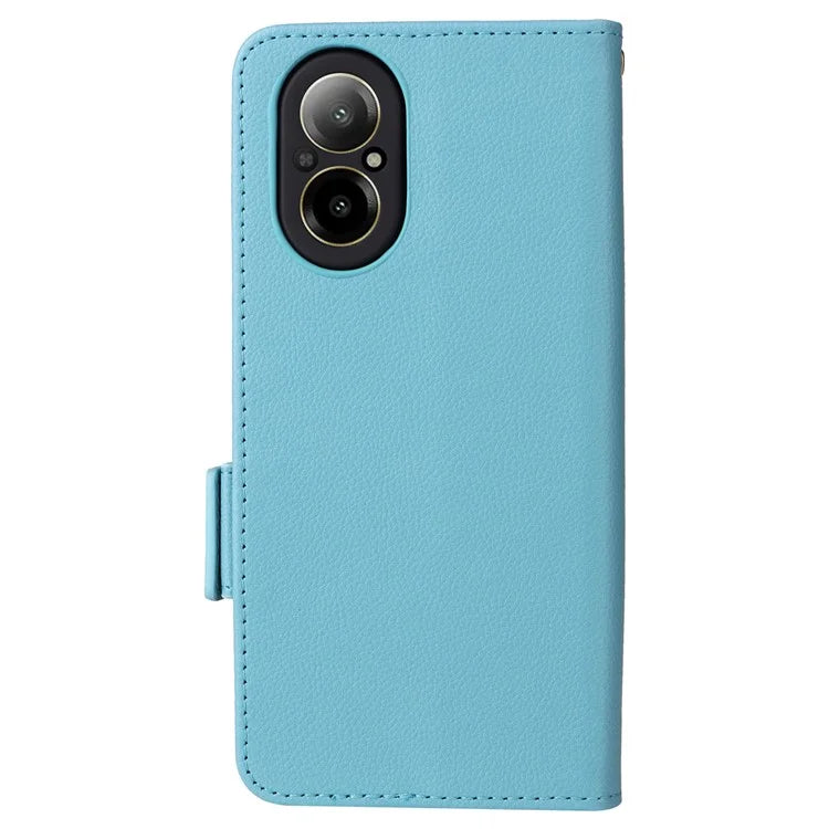 For Realme C67 4G Wallet Phone Case PU Leather Magnetic Clasp Cover