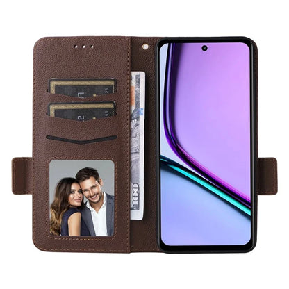 For Realme C67 4G Wallet Phone Case PU Leather Magnetic Clasp Cover
