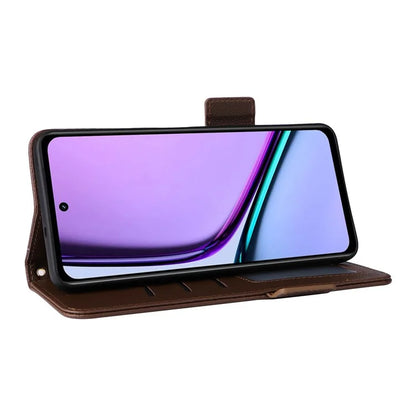 For Realme C67 4G Wallet Phone Case PU Leather Magnetic Clasp Cover