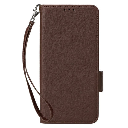 For Realme C67 4G Wallet Phone Case PU Leather Magnetic Clasp Cover