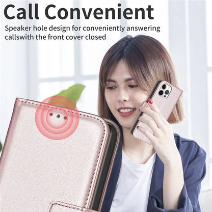 BINFEN COLOR BF17 For Xiaomi Redmi Note 13 Pro 4G / Poco M6 Pro 4G Case Stand Function PU Leather Phone Cover