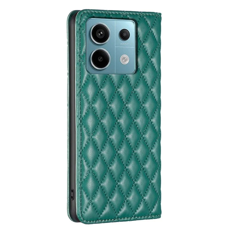 BINFEN COLOR BF Style-16 For Xiaomi Redmi Note 13 Pro 4G / Poco M6 Pro 4G Case Hidden Magnetic Closure Folio Leather Cover