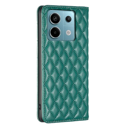 BINFEN COLOR BF Style-16 For Xiaomi Redmi Note 13 Pro 4G / Poco M6 Pro 4G Case Hidden Magnetic Closure Folio Leather Cover