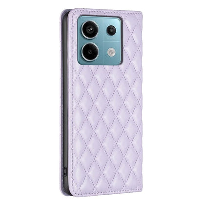 BINFEN COLOR BF Style-16 For Xiaomi Redmi Note 13 Pro 4G / Poco M6 Pro 4G Case Hidden Magnetic Closure Folio Leather Cover