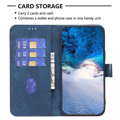 For Xiaomi Redmi Note 13 Pro 4G / Poco M6 Pro 4G Leather Case Flip Phone Cover with TPU Inner Shell Grid Pattern