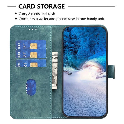 For Xiaomi Redmi Note 13 Pro 4G / Poco M6 Pro 4G Leather Case Flip Phone Cover with TPU Inner Shell Grid Pattern