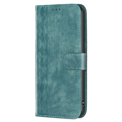 For Xiaomi Redmi Note 13 Pro 4G / Poco M6 Pro 4G Leather Case Flip Phone Cover with TPU Inner Shell Grid Pattern