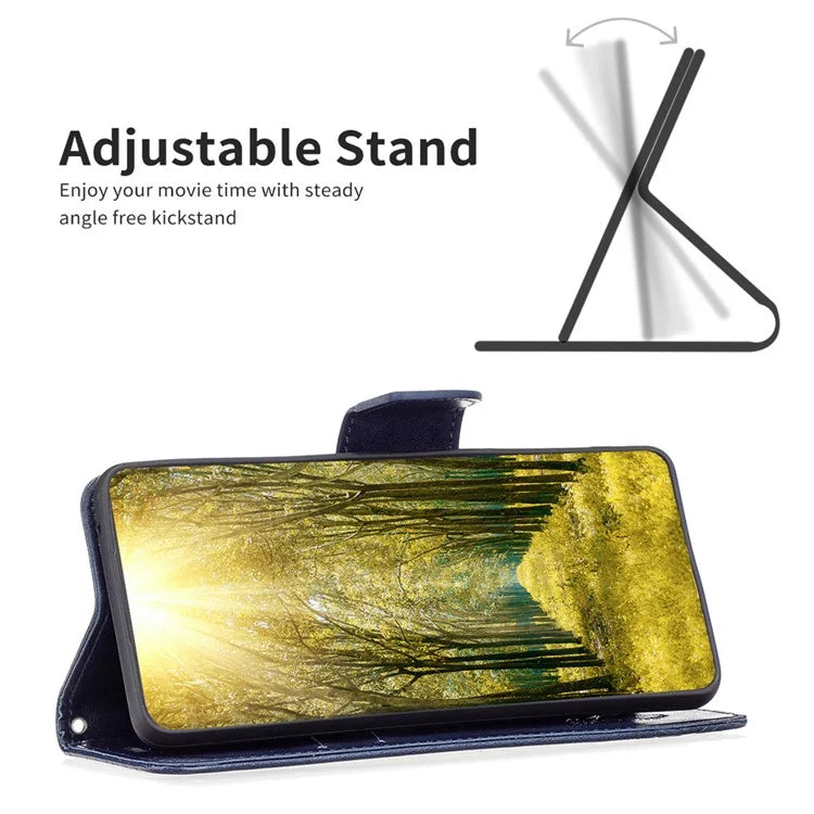For Xiaomi Redmi Note 13 Pro 4G / Poco M6 Pro 4G Leather Case Butterfly Pattern Magnetic Folio Phone Cover