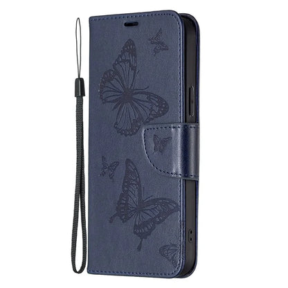 For Xiaomi Redmi Note 13 Pro 4G / Poco M6 Pro 4G Leather Case Butterfly Pattern Magnetic Folio Phone Cover